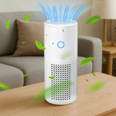 The AirPure Pro Portable HEPA Air Purifier is your silent guardian, designed to eliminate airborne contaminants and restore freshness to bedrooms, offices, and living spaces.