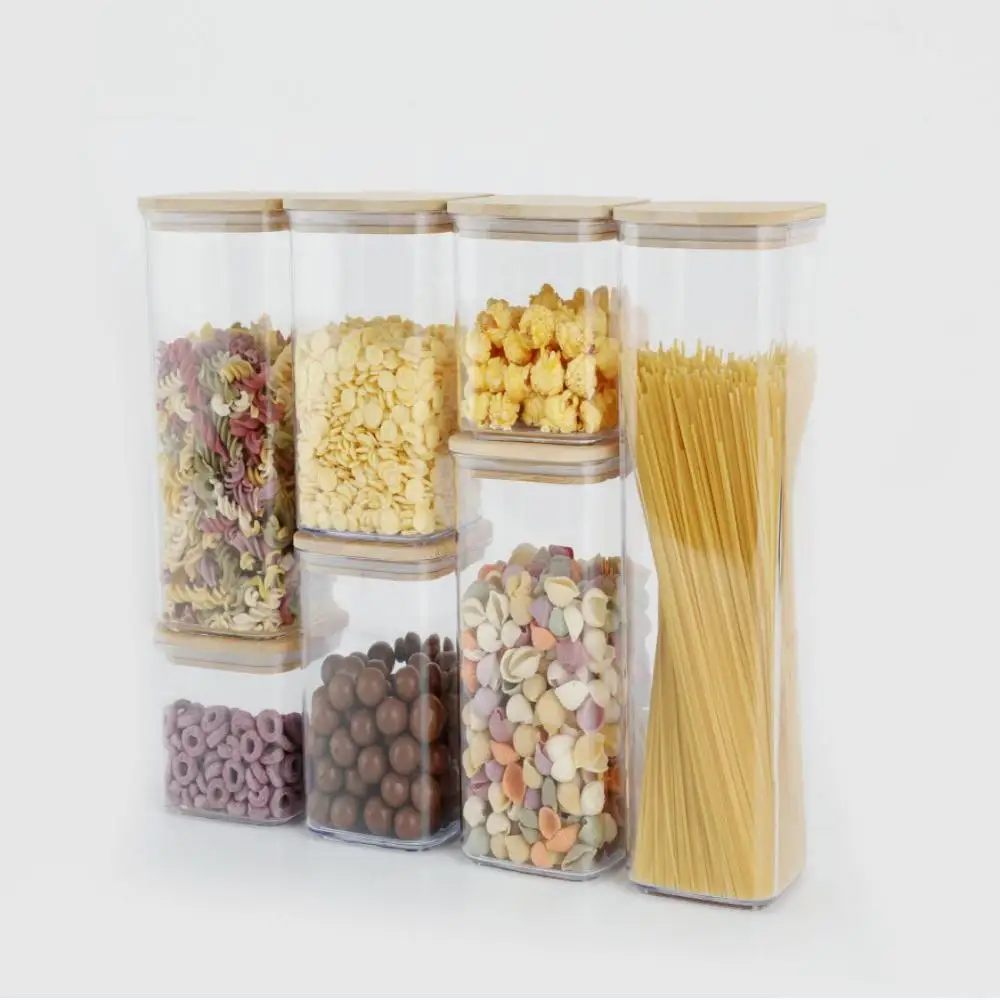 PantryStore | Stackable Pantry Jars - 7-Piece Airtight Set & EcoLuxe - Image 17