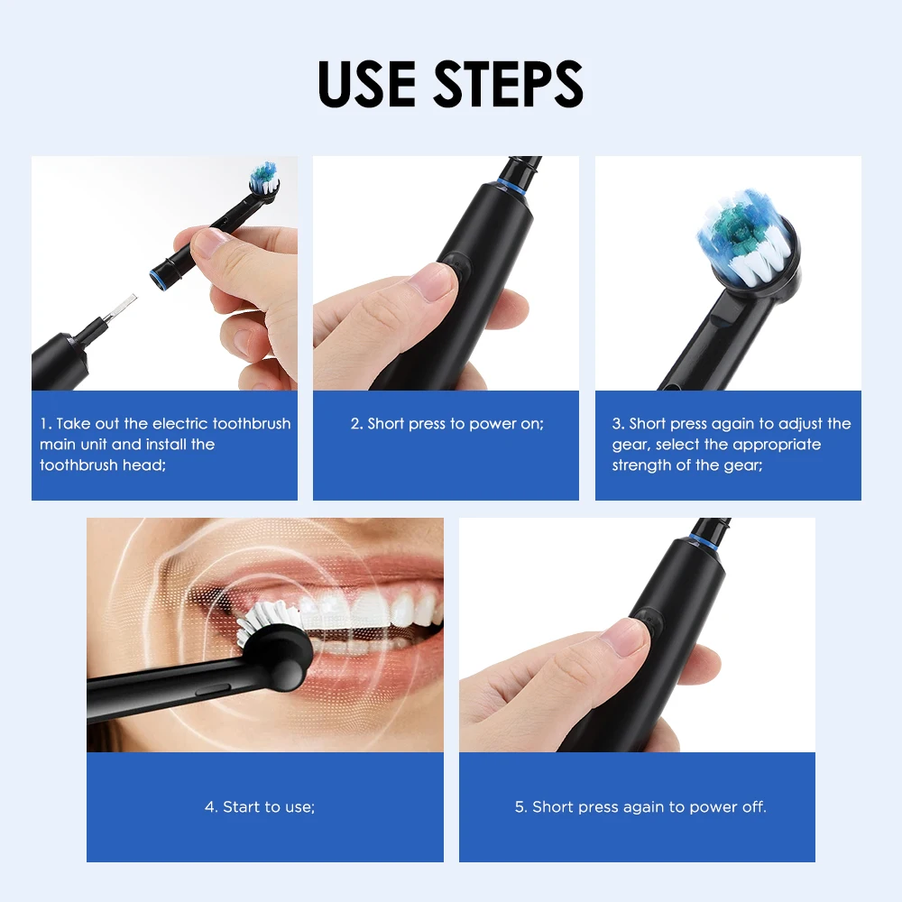 OralCare Pro | Electric Toothbrush - 5 Modes & Sonic Cleaning - Image 13