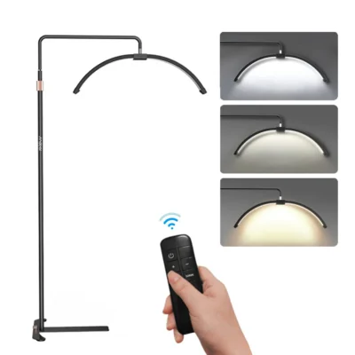 LunaLight | Half-Moon LED Floor Light - Professional Video Fill & Beauty Lamp