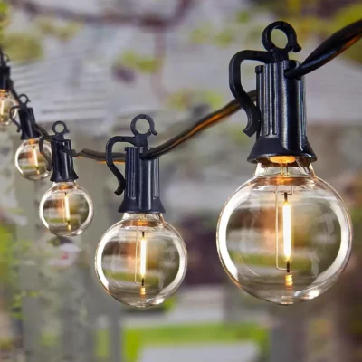 Bistro String Lights | Shatterproof G40 Outdoor Festoon | EcoLuxe