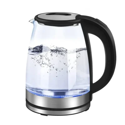 Transform a daily routine into a visual experience. The CrystalFlow Kettle combines minimalist aesthetics with powerful performance