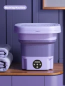 Simplify your laundry routine with the Portable Foldable Washing Machine, a compact 8L Eco-Luxe solution for modern living.