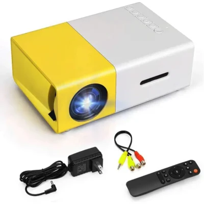 Transform any room into a cinematic sanctuary with the Mini Portable Projector, a sleek and powerful 720P HD Smart Home Cinema Solution.